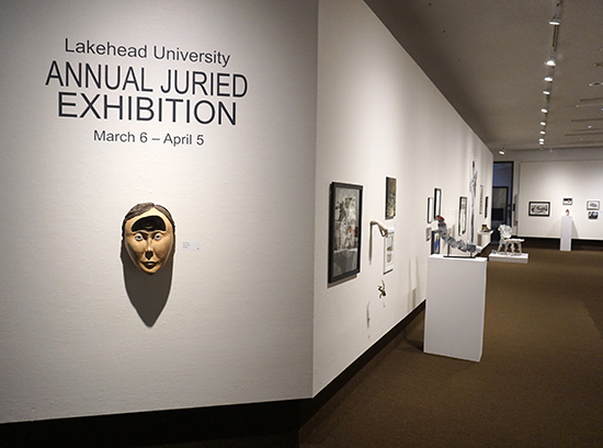 Lakehead University students artwork displayed in the Thunder Bay Art Gallery