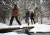 Lakehead students hiking in Scout Valley