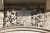 Provincial crest in stonework over front door