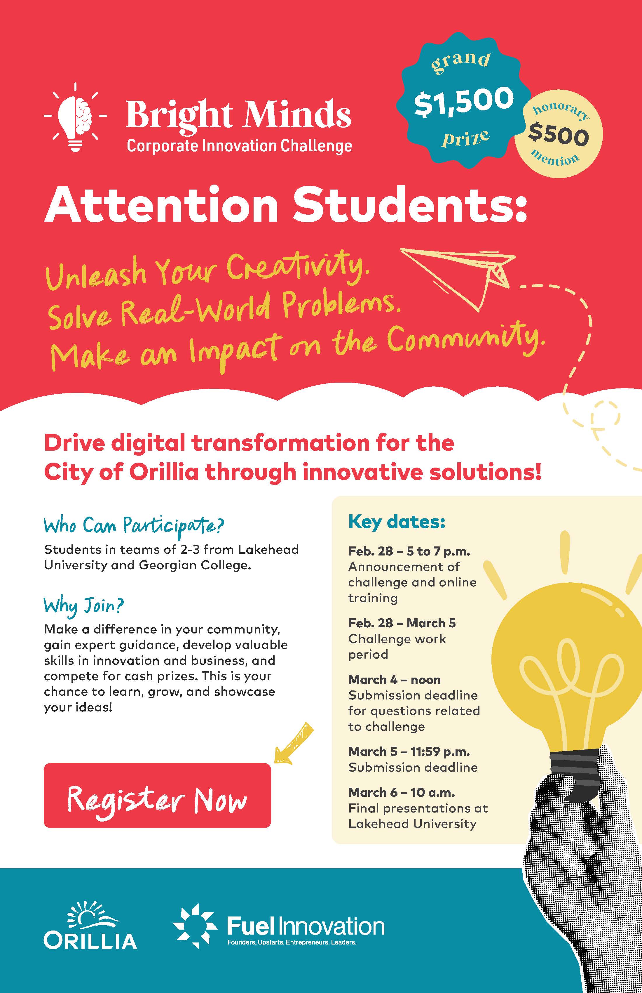 Event Poster for Bright Minds Event Poster for Bright Minds