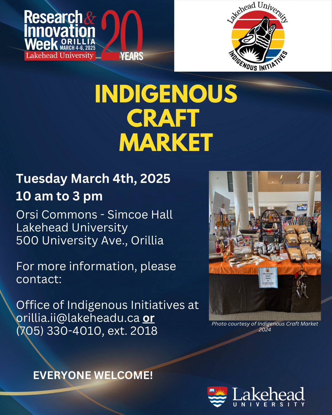 Poster for Indigenous Craft Market Event Poster for Indigenous Craft Market Event