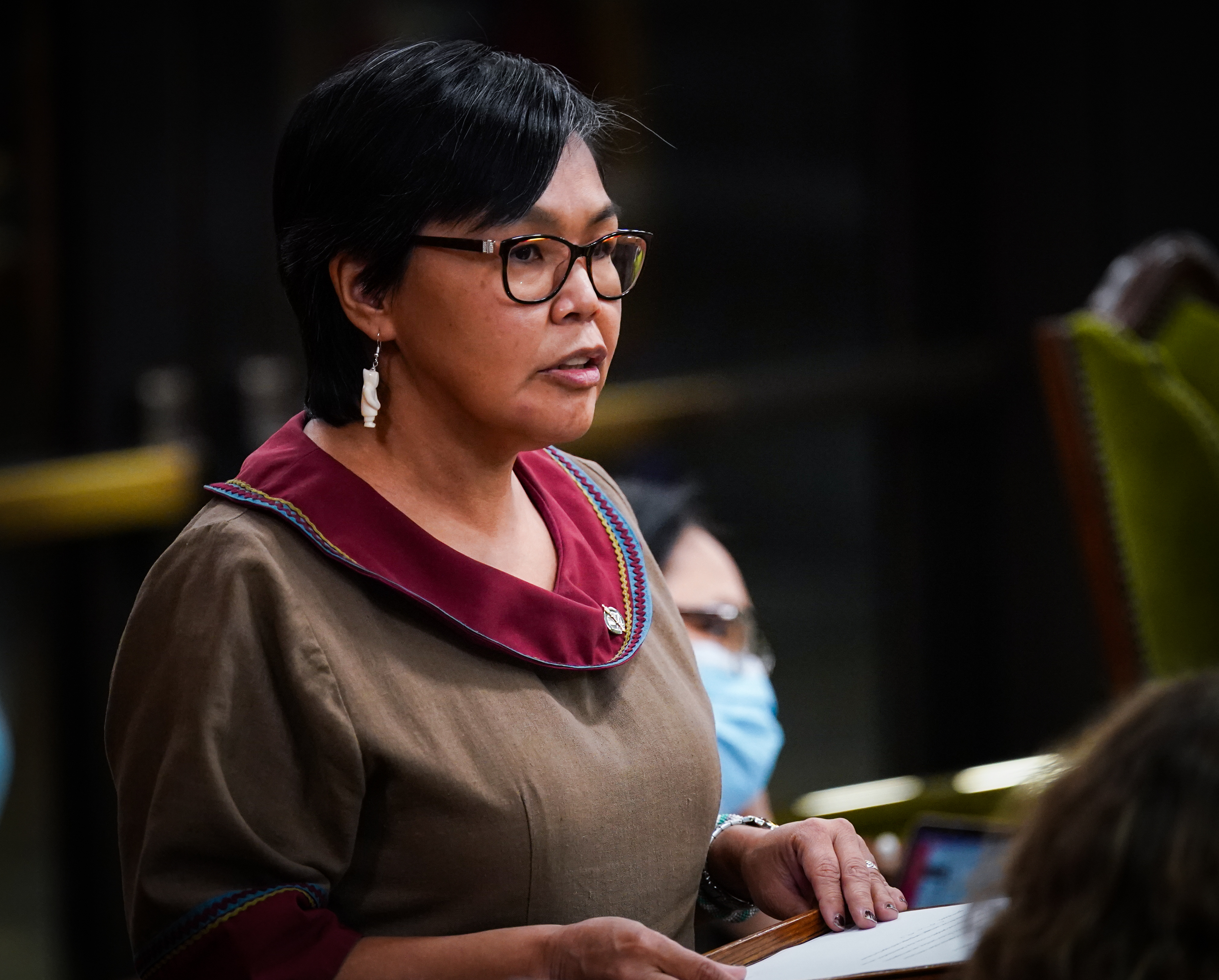 Lori speaking in parliament