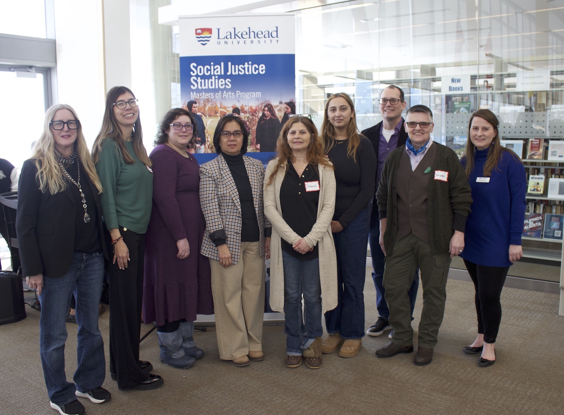 sjs-orillia-launch Faculty and Students Part of the Social Justice Master Program