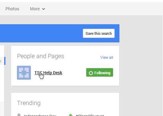 step 3 Window following TSC