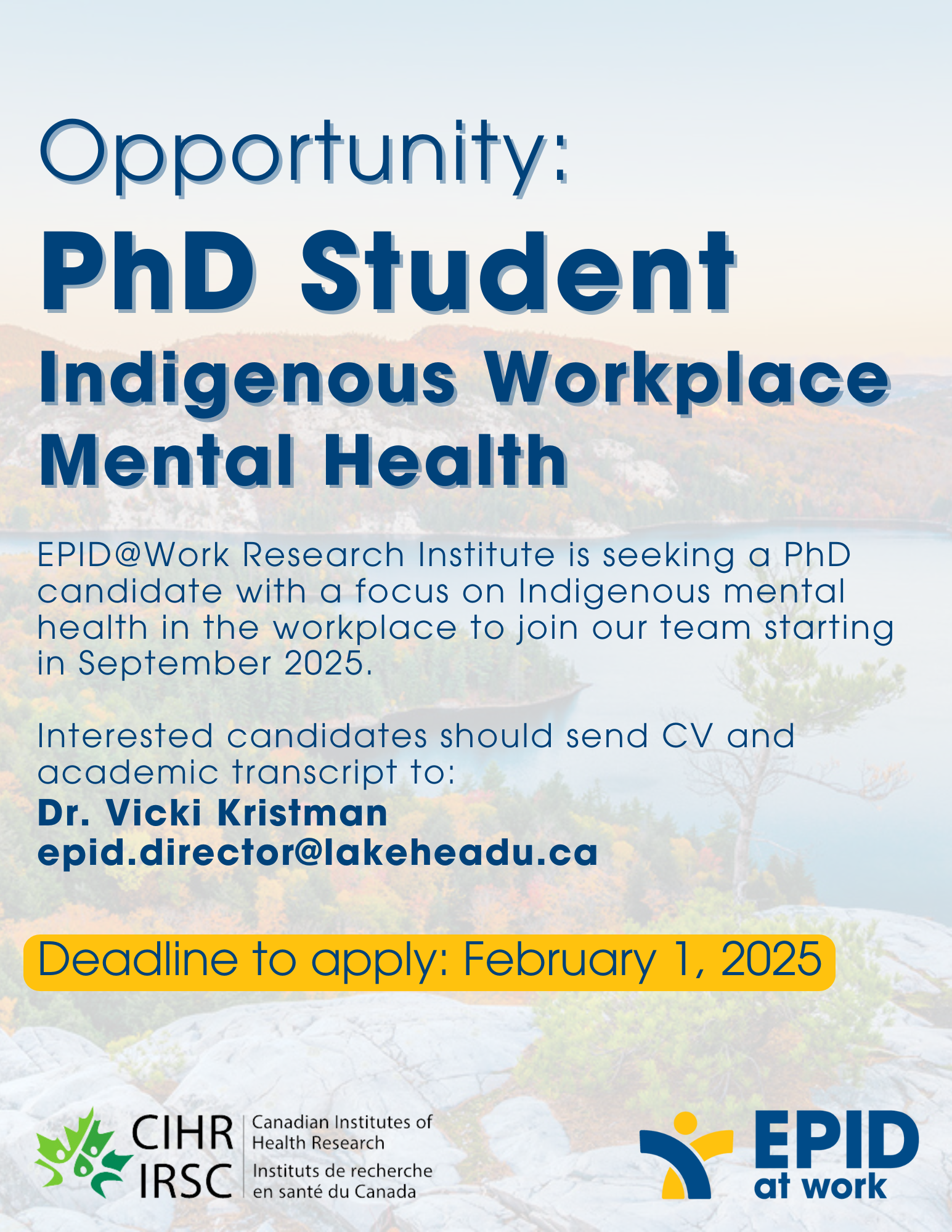 Indigenous Workplace Mental Health - job posting details