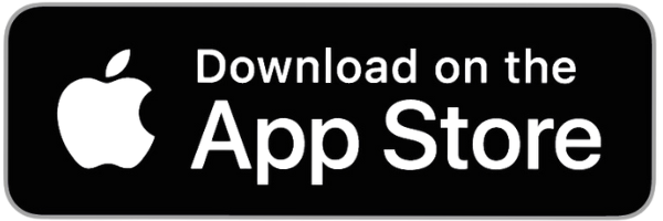 Apple app store logo with clickable link